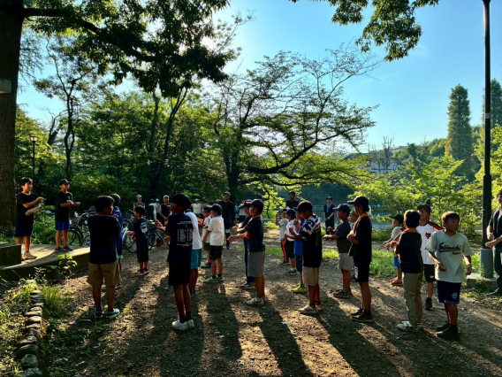 夏休み恒例　朝マラソン